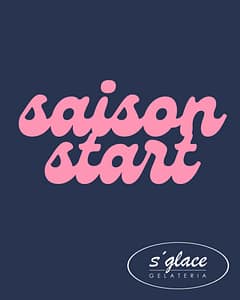 Gelateria s'glace saisonstart